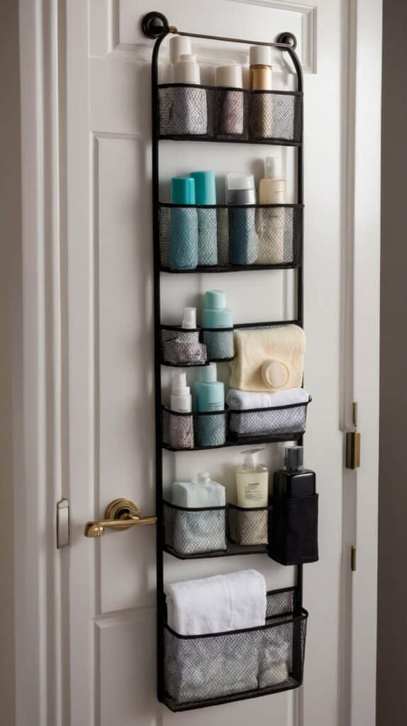 Bathroom Organization Over-the-Door Storage