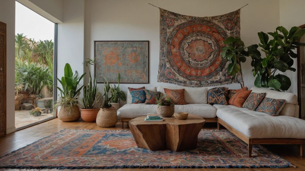 Boho decor Play with Pattern Scales