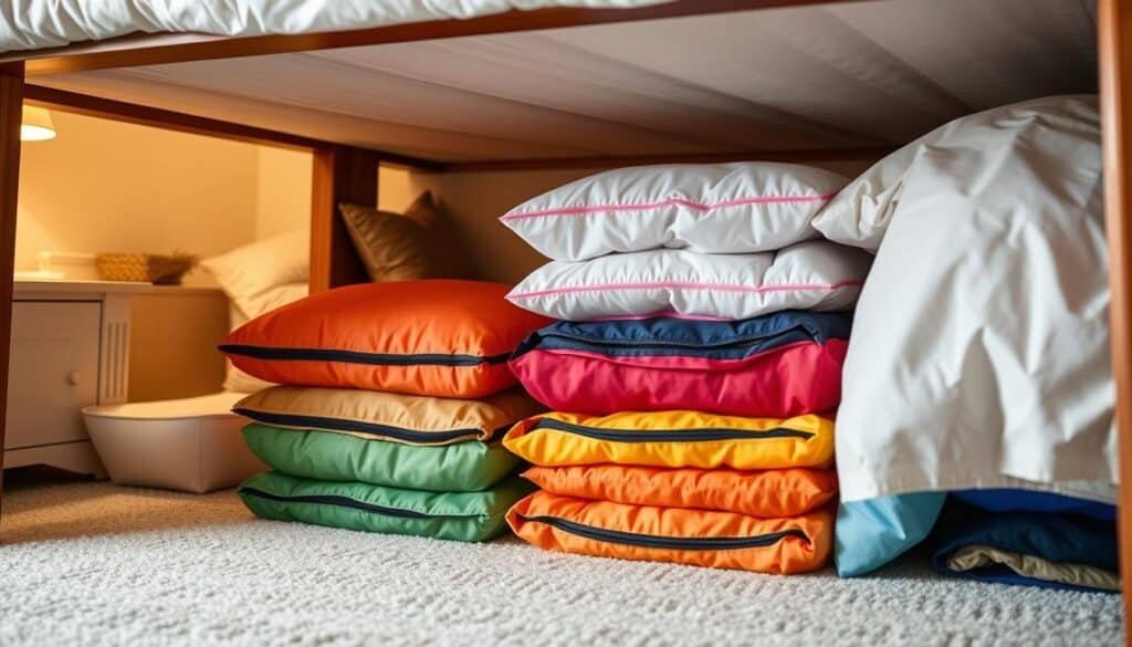 Space-saving vacuum storage bags Space-saving vacuum storage bags