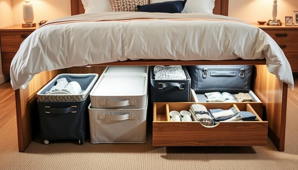 Under-bed storage solutions Under-bed storage solutions