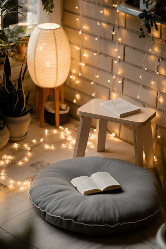 Zen Meditation and Reading Corner