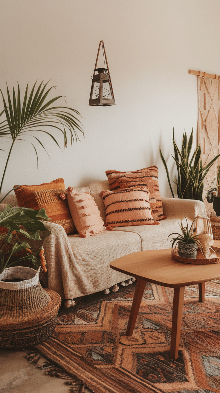 boho living room