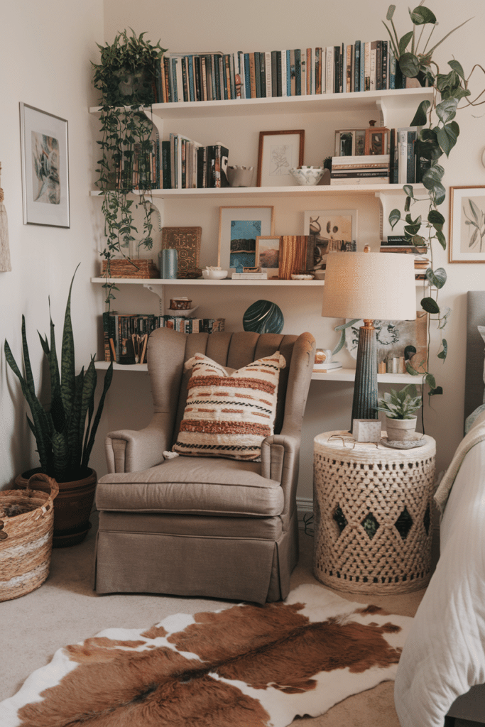 Boho Bedroom Ideas Cozy Reading Nook