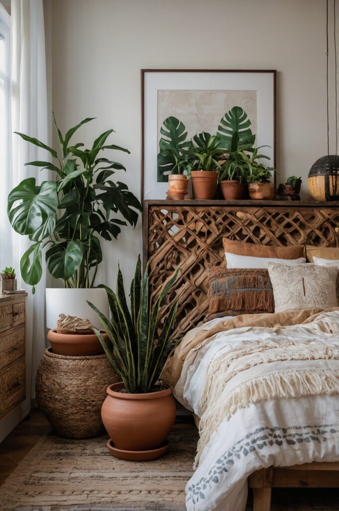 Boho Bedroom Ideas Indoor Plants