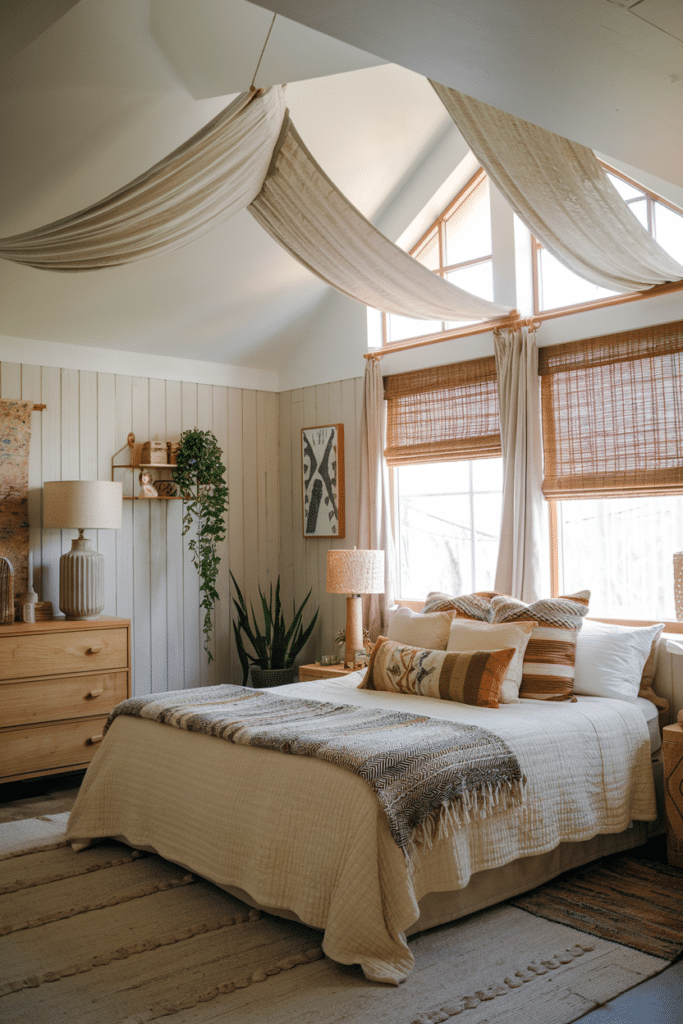 boho bedroom Window Treatments