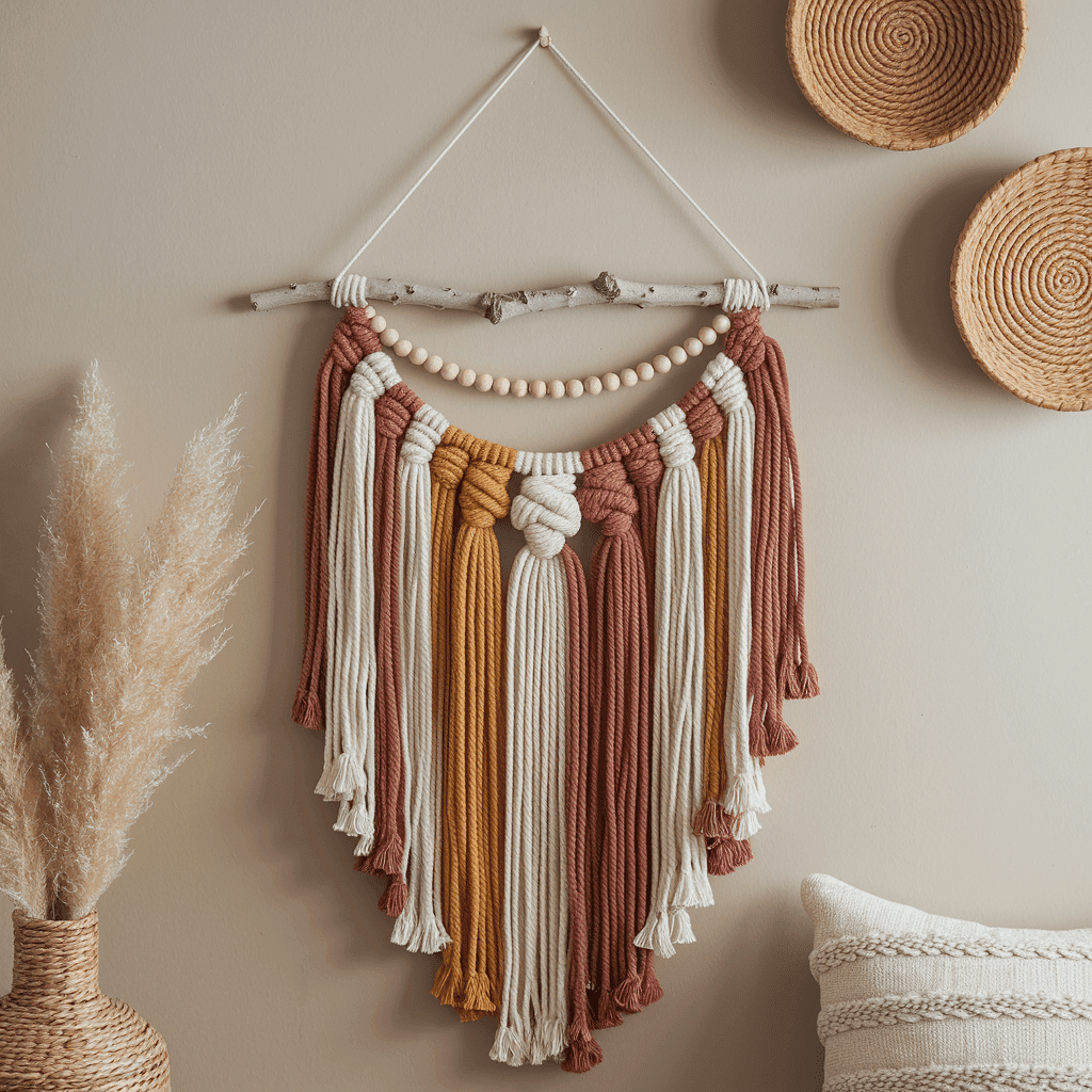 diy boho decor Yarn Wall Hanging