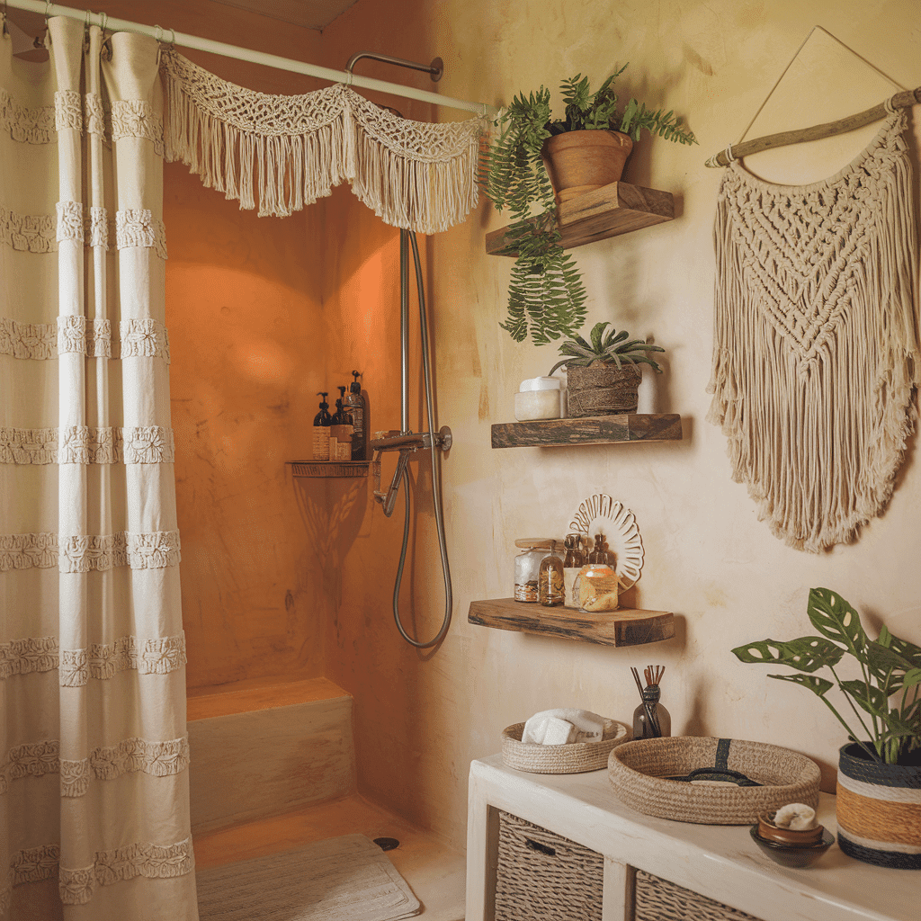 diy boho decor bathroom