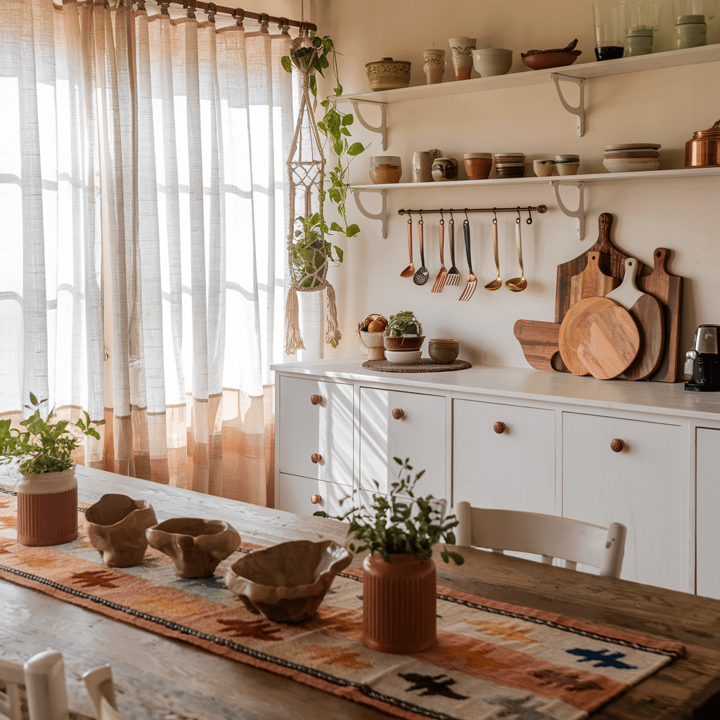 diy boho decor kitchen